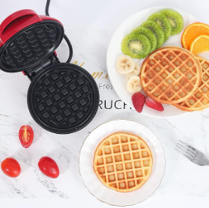 Mini Máquina de Waffle para um café da manhã delicioso!