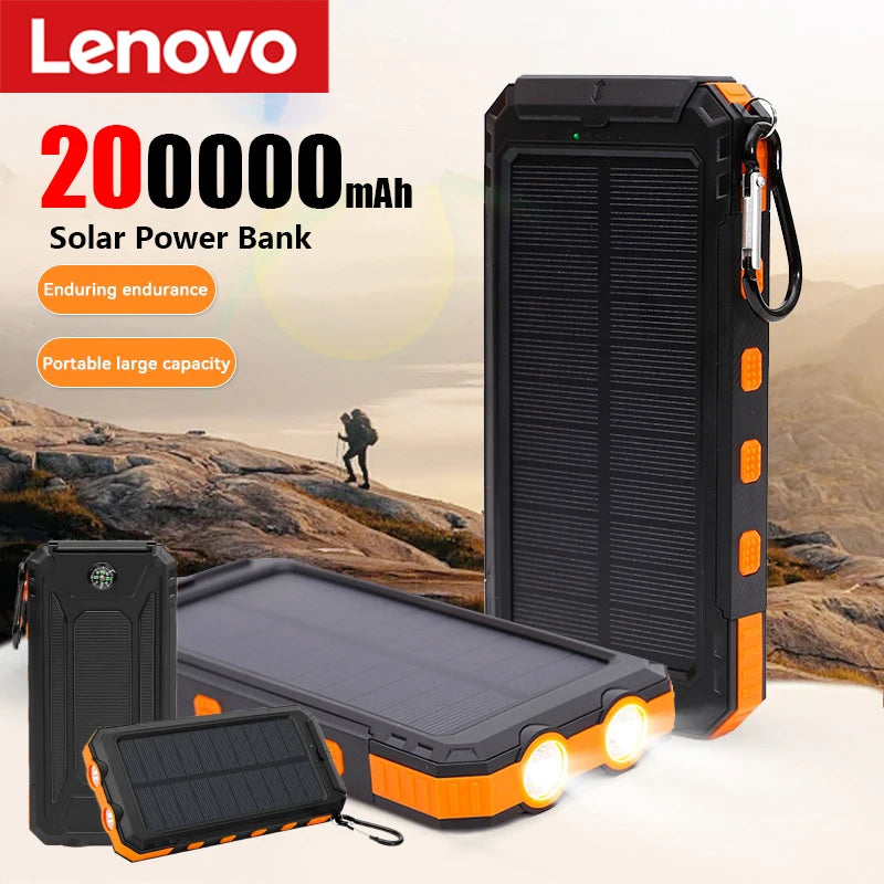 Lenovo Solar Power Bank - CARREGADOR PORTÁTIL SOLAR